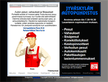 Tablet Screenshot of jklautopuhdistus.com